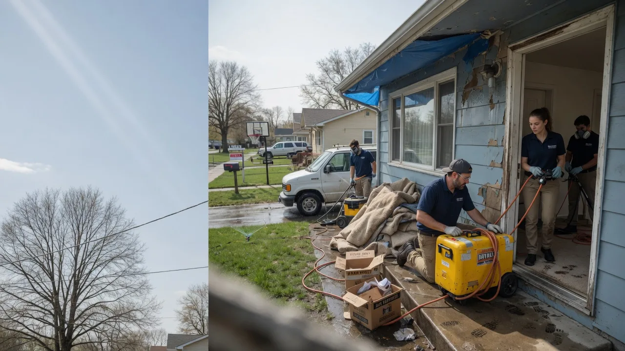 Basement Flood Cleanup in Leedey, OK near me